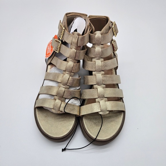 wonder nation Other - Wonder Nation Girls Gold Gladiator Block Heel Sandals Size‎ 4